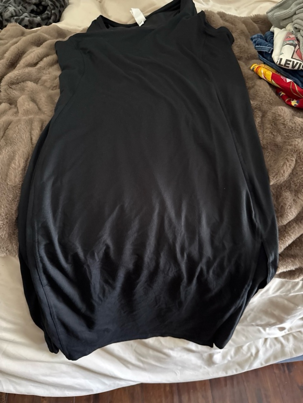 Fabletics Black Sleeveless Tank Dress